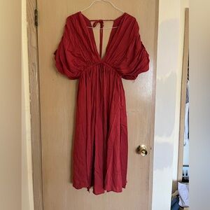 Wishlist Midi Red Dress